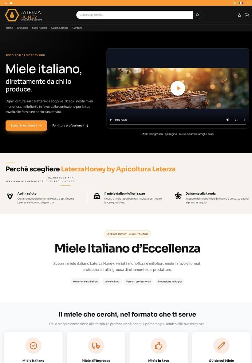 Laterza Honey sul tablet