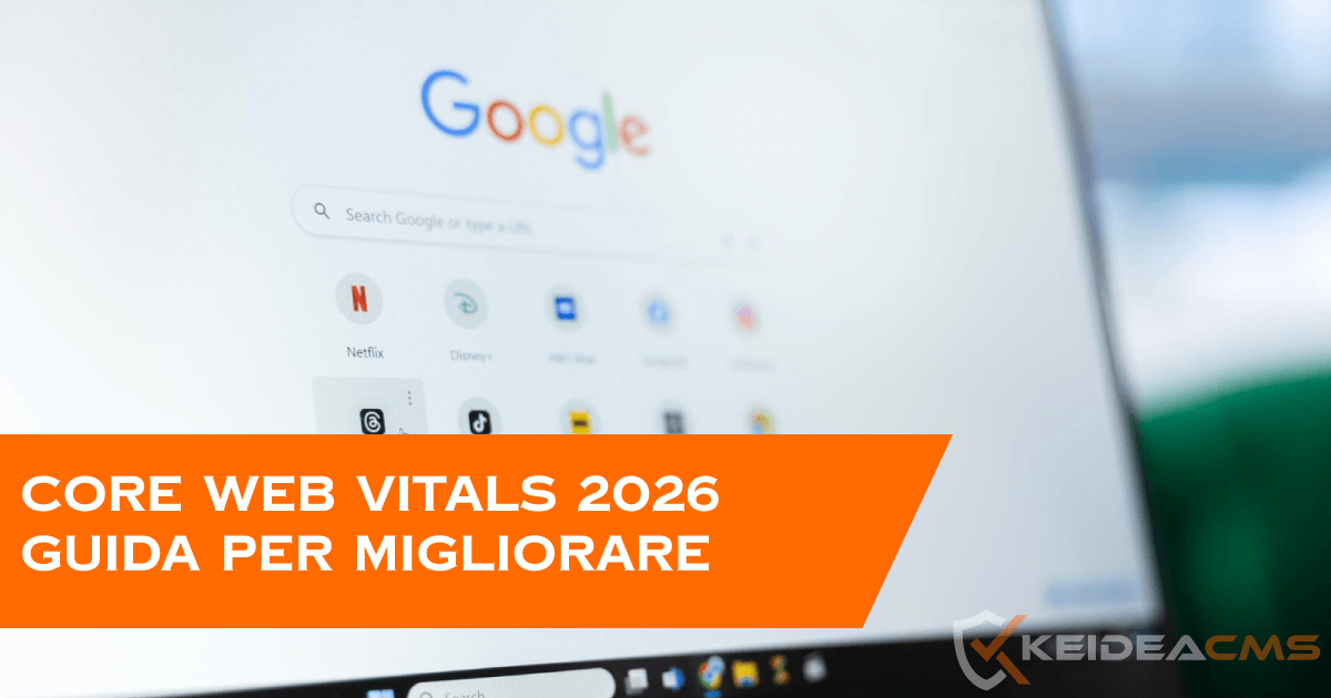 Core Web Vitals 2026: guida tecnica per migliorare LCP, CLS e INP