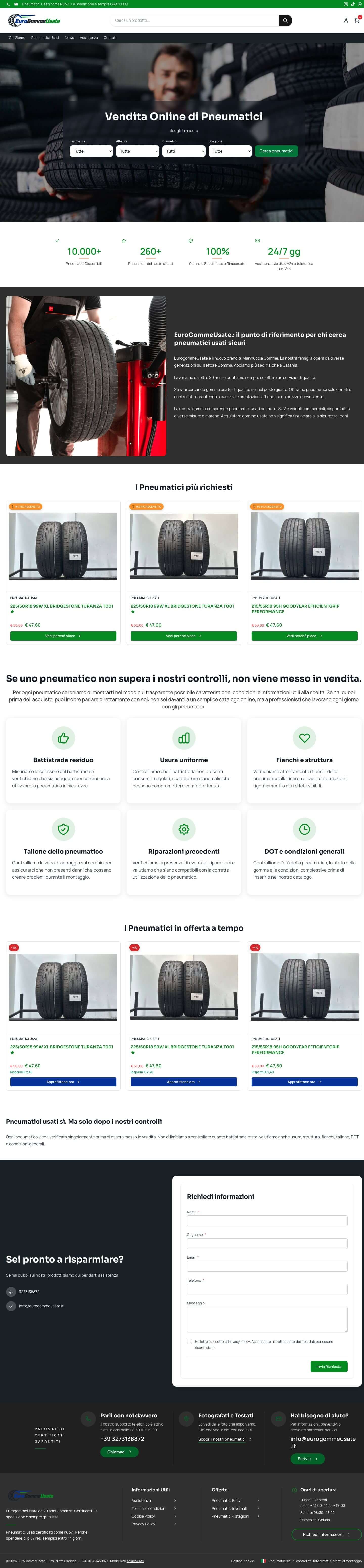 Il sito di EuroGommeUsate